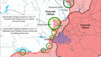 Карта бойових дій на 16 червня 2024