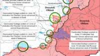 Карта бойових дій на 21 червня 2024