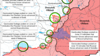 Карта бойових дій на 22 червня 2024