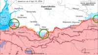 Карта бойових дій на 22 червня 2024