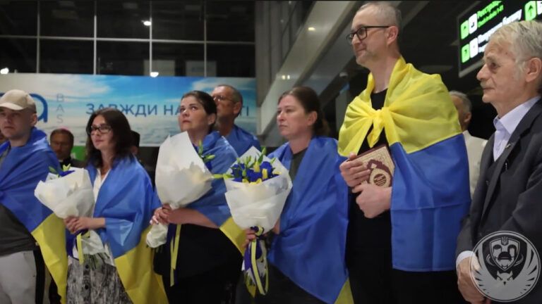 СБУ показала видео возвращения украинцев из плена