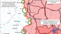 Карта бойових дій на 7 липня 2024 Карта бойових дій на 7 липня 2024
