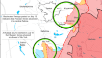 Карта бойових дій на 13 липня 2024 Карта бойових дій на 13 липня 2024