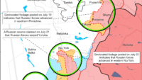 Карта бойових дій на 23 липня 2024