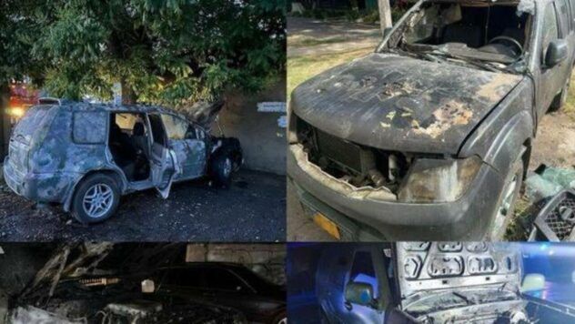 Підпалювали авто ЗСУ в Одесі