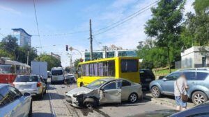 ДТП трамваї