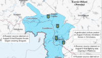 Карта бойових дій на 9 серпня 2024