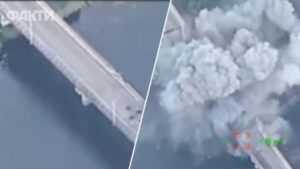 ВСУ нанесли удар по мосту в Глушково Курской области — видео