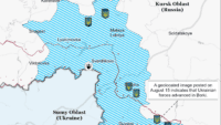 Карта бойових дій на 16 серпня 2024