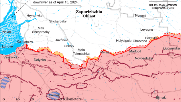 Карта бойових дій на 19 серпня 2024