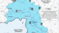 Карта бойових дій на 21 серпня Карта бойових дій на 21 серпня