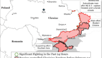 Карта бойових дій на 21 серпня Карта бойових дій на 21 серпня