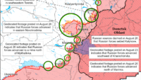 Карта бойових дій на 26 серпня 2024