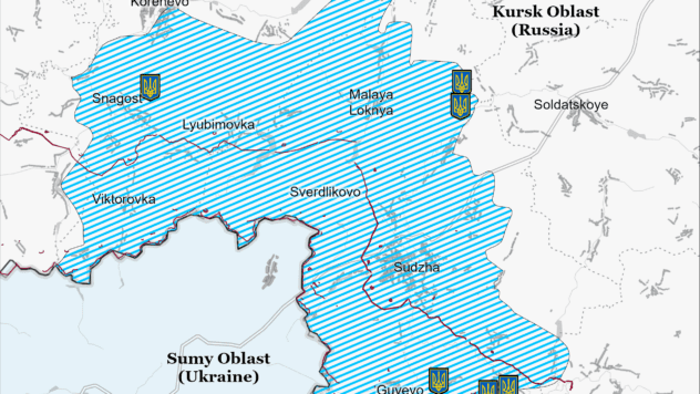 Карта бойових дій на 26 серпня 2024