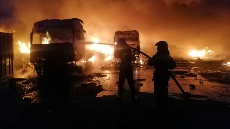 Пожежа на складах під Львовом 6 вересня