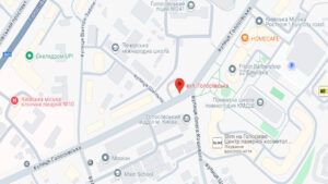 Місце прориву труби у Кмєві