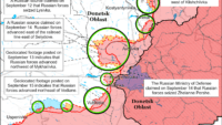 Карта бойових дій на 15 вересня 2024