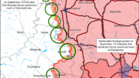 Карта бойових дій на 15 вересня 2024