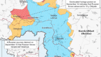 Карта бойових дій на 15 вересня 2024