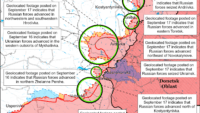 Карта бойових дій на 17 вересня 2024