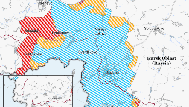Карта бойових дій на 17 вересня 2024