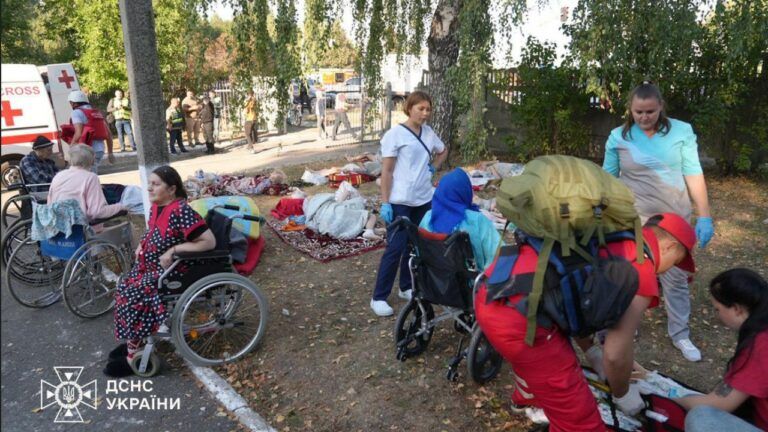 Удар по гериатрическому пансионату в Сумах 19 сентября 2024 года
