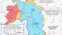 Карта бойових дій на 19 вересня 2024