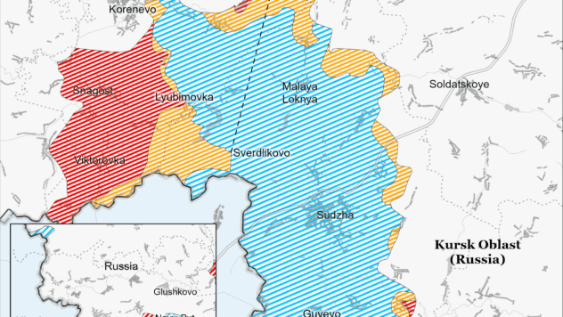 Карта бойових дій на 20 вересня 2024