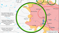 Карта бойових дій на 25 вересня