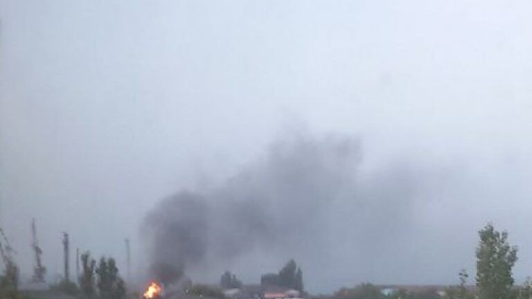 Бавовна у Бердянську 2 жовтня