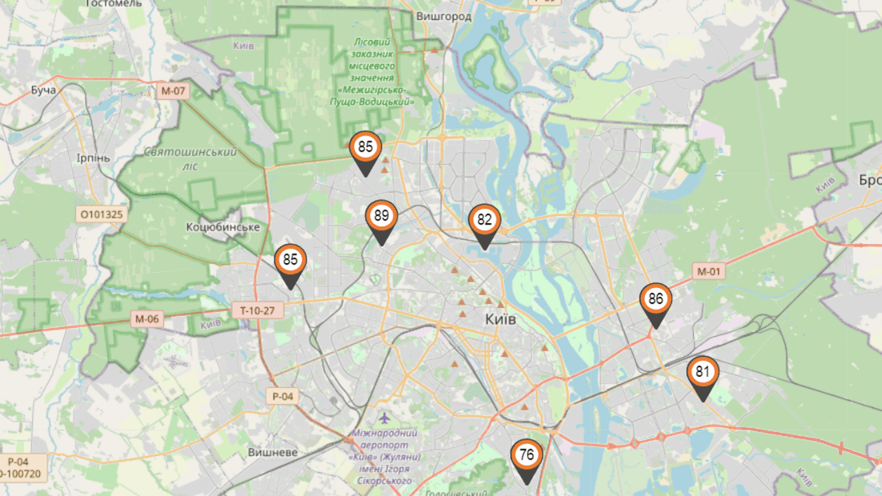 В Киеве фиксируется высокий уровень загрязненности воздуха – КГГА Фото 1 Якість повітря у Києві