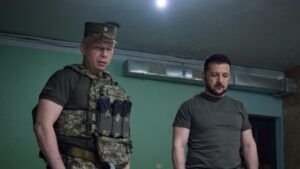 Олександр Сирський та Володимир Зеленський