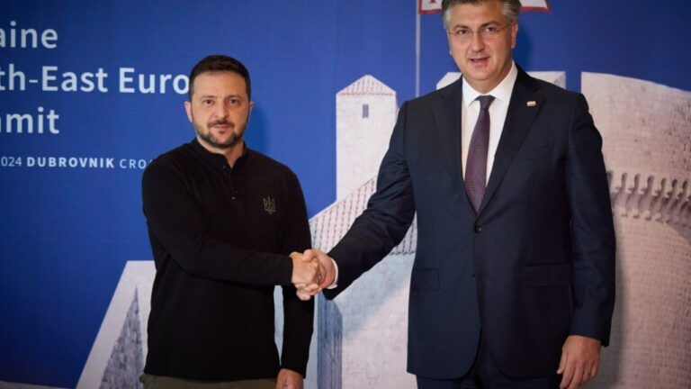 Володимр Зеленський та Андрій Пленкович