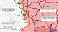 Карта бойових дій на 16 жовтня 2024 Карта бойових дій на 16 жовтня 2024