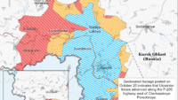 Карта бойових дій на 20 жовтня 2024 Карта бойових дій на 20 жовтня 2024