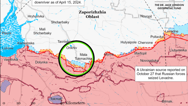 Карта бойових дій на 27 жовтня 2024
