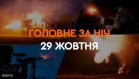 Головне за ніч 29 жовтня 2024