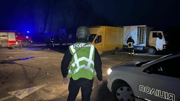 удар дронів по Київщині