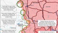 Карта бойових дій на 8 листопада 2024