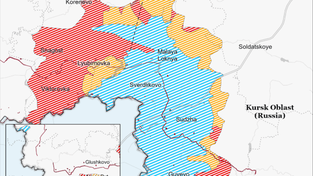 Карта бойових дій на 8 листопада 2024