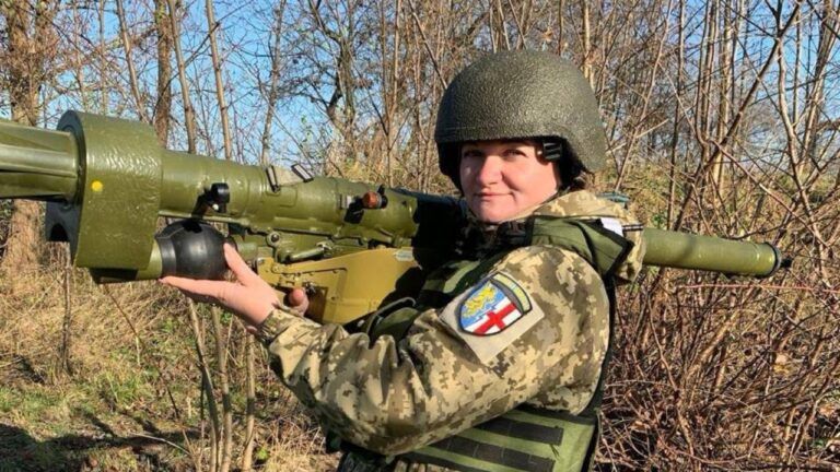 Українська військова збила ракету з ПЗРК Ігла