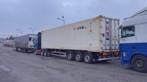 вантажівки кордон Польщі