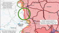 Карта бойових дій на 23 листопада 2024