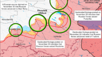 Карта бойових дій на 30 листопада 2024
