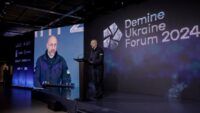 Денис Шмигаль під час виступу на форумі Demine Ukraine