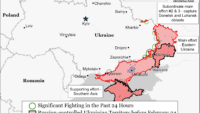 Карта бойових дій на 16 грудня
