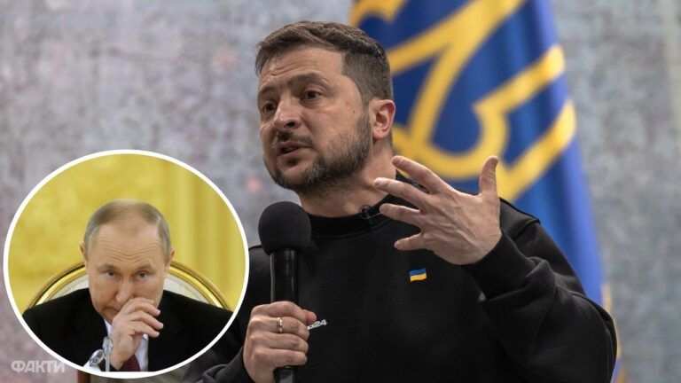 Зеленський і путін
