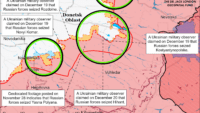 Карта бойових дій на 21 грудня