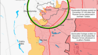 Карта бойових дій на 24 грудня