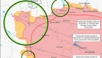Карта бойових дій на 24 грудня